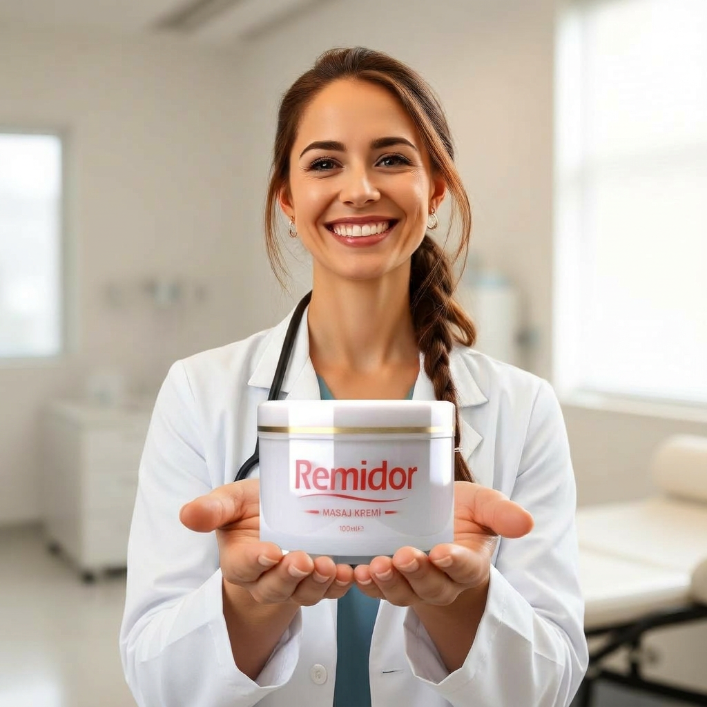 Medic specialist prezentând Remidor